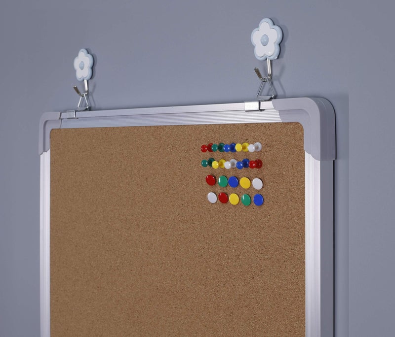 Navy Penguin Cork Board Set for Wall - Bulletin Board Corkboard 18 x 24 in with 10 Thumb Tacks - Wall Hanging Pin Board Message Board Tack Board Organizer for Home, Office, Desk and Cubicle (18x24 Vertical) - Image 5